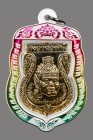 【正牌】屈班冠力燙 龍婆浸蘭大師 法鼓魯士 配戴型 連彩色鐳射邊防水殼 (NO.30086)