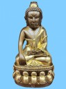 【正佛】泰國佛像 寺廟屈判塘 百歲高僧龍婆咪大師 藥師佛【8.5寸高】 供奉型 (No.30348)