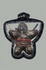 【陰牌】阿贊迪猜師傅 魂魄庸{陰牌 有靈}配戴型 連黑銀色邊防水殼(No.29355)